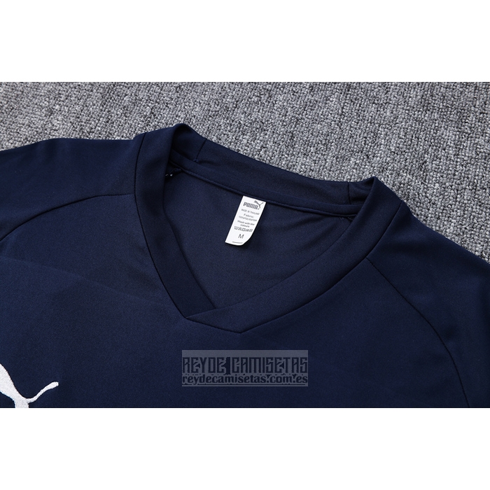 Chandal del Olympique Marsella Manga Corta 2022-2023 Azul